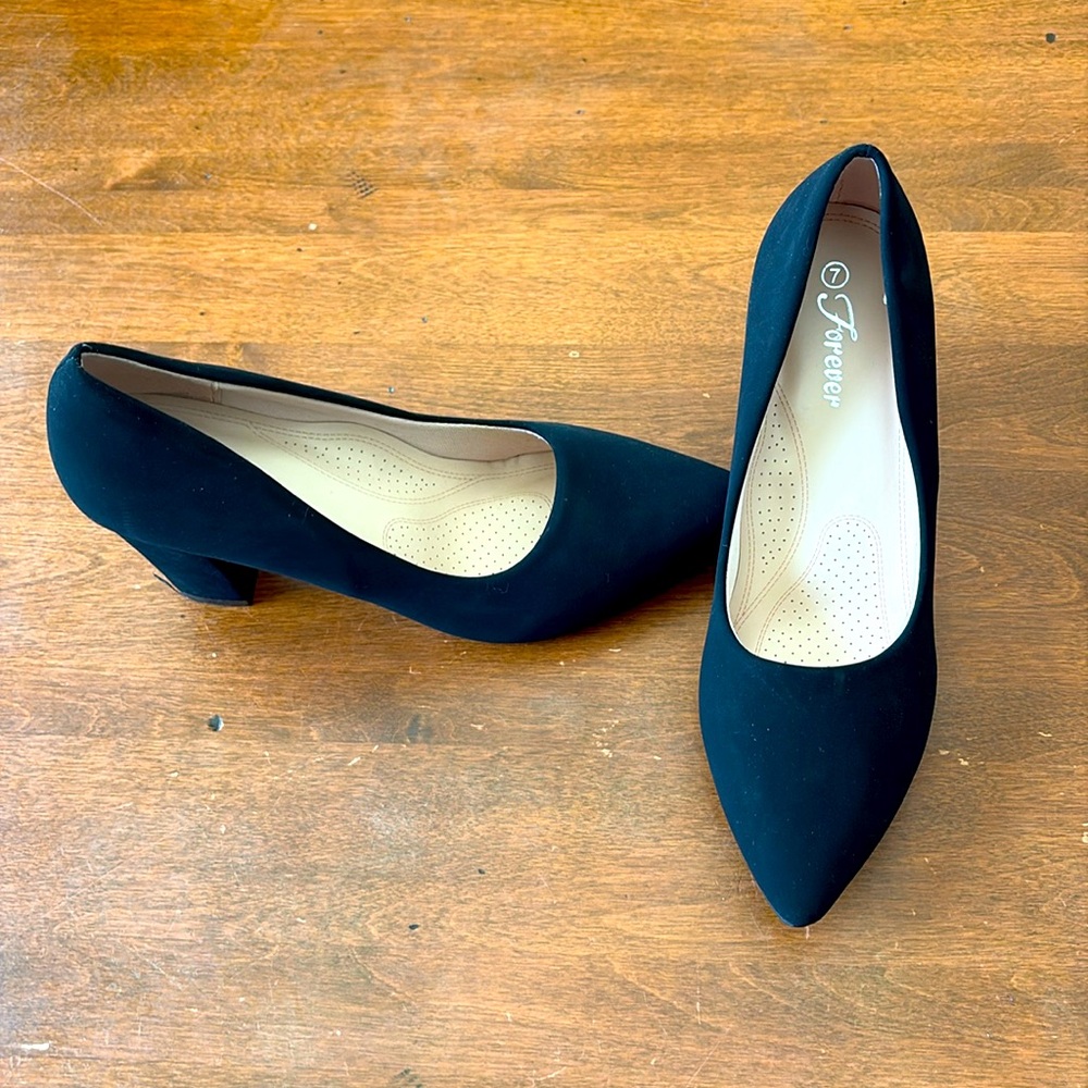 Forever black heels